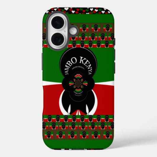 Coques Case-Mate iPhone Imprimerie d'art Jambo Kenya (Verso)