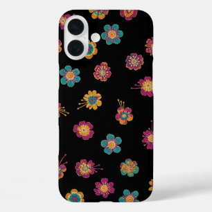COQUES iPhone 16 PLUS IMPRIMÉS DE FLEURS EXOTIQUES MINIATURES