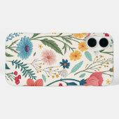 COQUES Case-Mate iPhone IMPRIMÉS INTRIQUÉS DE FLEURS SAUVAGES (Verso (horizontal))