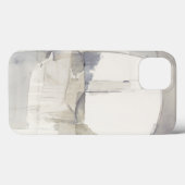 Coques Case-Mate iPhone Improvisation I Grey Abstrait Print (Verso (horizontal))