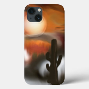 Etui iPhone 13 Incendie et glace Art Abstrait du Sud-Ouest