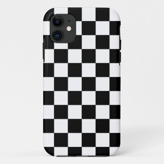 Coques Case-Mate iPhone Indicateur À damiers (Dos)