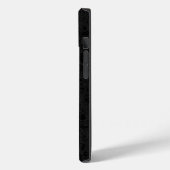 Coques Case-Mate iPhone Indicateur à thème Ligne verte mince | Nom personn (Verso / Gauche)