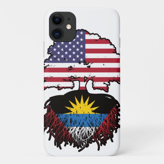 Coques Case-Mate iPhone Indicateur Antiguan American USA Tree Roots (Dos)