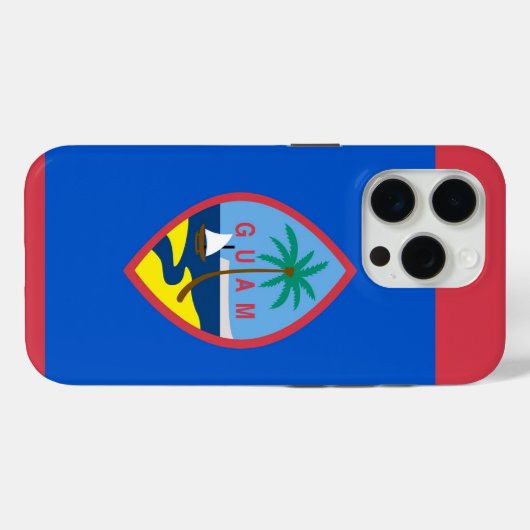 Coques Case-Mate iPhone Indicateur Apple iPhone 15 Pro Coque-Mate Guam (Verso (horizontal))