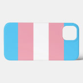 Coques Case-Mate iPhone Indicateur de fierté transgenre (Verso (horizontal))