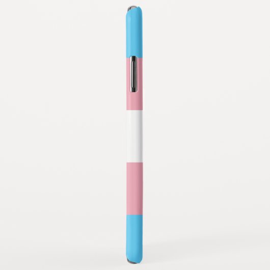 Coques Case-Mate iPhone Indicateur de fierté transgenre (Dos/Droite)