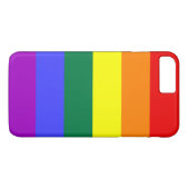 Coques Case-Mate iPhone Indicateur de la fierté arc-en-ciel (Dos (Horizontal))