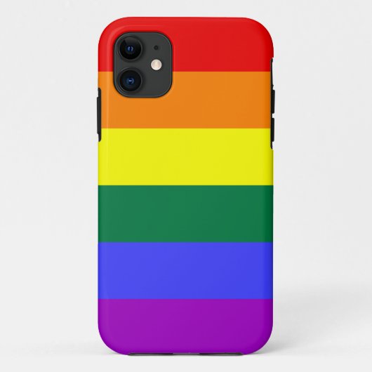 Coques Case-Mate iPhone Indicateur de la fierté arc-en-ciel (Dos)