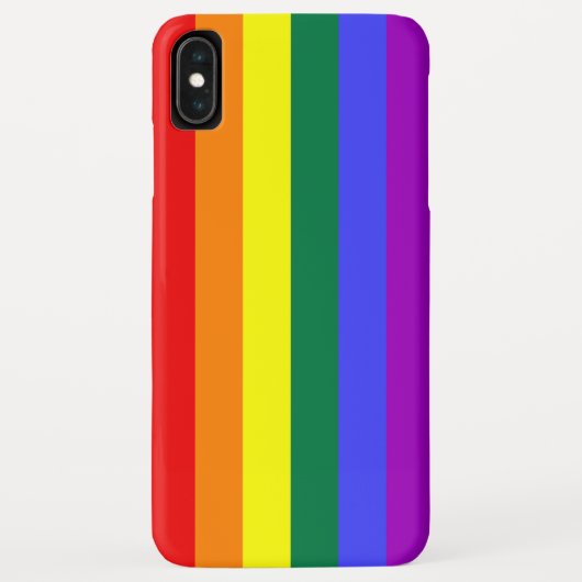 Coques Case-Mate iPhone Indicateur de la fierté arc-en-ciel (Dos)
