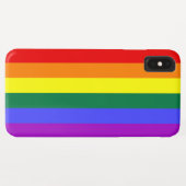 Coques Case-Mate iPhone Indicateur de la fierté arc-en-ciel (Dos (Horizontal))