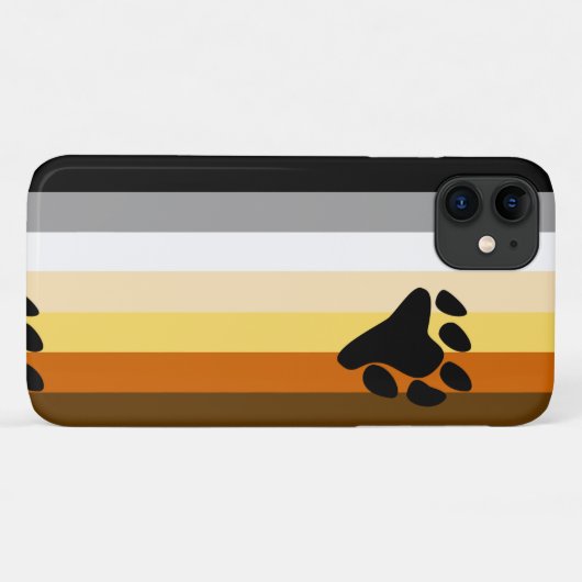 Coques Case-Mate iPhone Indicateur de la fierté de l'ours (Dos (Horizontal))