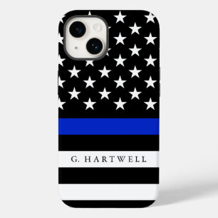 Coques Pour iPhone Indicateur de police de nom personnalisé