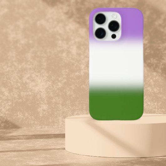 Coques Case-Mate iPhone Indicateur Gradient Genderqueer Pride - Indicateur