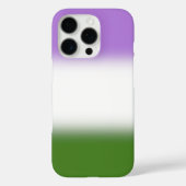 Coques Case-Mate iPhone Indicateur Gradient Genderqueer Pride - Indicateur (Verso)