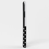 Coques Case-Mate iPhone Indicateur Ligne bleue mince (Dos/Droite)