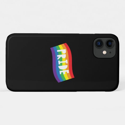 Coques Case-Mate iPhone Indicateur Rainbow de Pride (Dos (Horizontal))