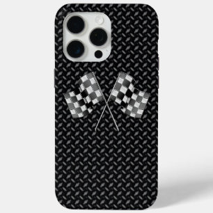 Coque iPhone 15 Pro Max Indicateurs de course Chrome