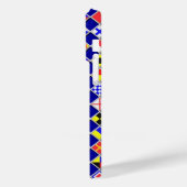 Coques Case-Mate iPhone Indicateurs nautiques À damiers Motif (Verso / Gauche)