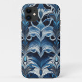 Coques Case-Mate iPhone Indigo Abstrait #1 (Dos)