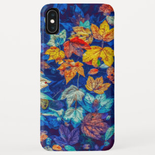 Case-Mate iPhone Case Indigo automne feuilles tourbillonnantes motif