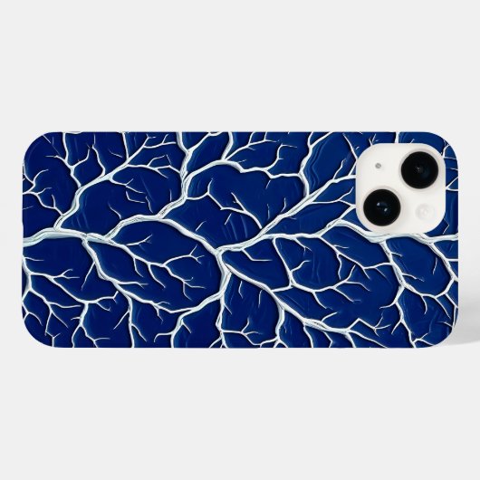 Coques Case-Mate iPhone Indigo Branch Pattern iPhone Case Style (Verso (horizontal))