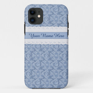 Etui iPhone Case-Mate Indigo Floral Faux Lace sur mesure iPhone 5/5s Coq