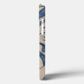 Coques Case-Mate iPhone Indigo Hibiscus (Verso / Gauche)
