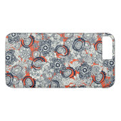 Coques Case-Mate iPhone indigo orange succulent (Dos (Horizontal))