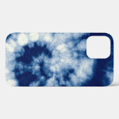 Coques Case-Mate iPhone Indigo Round. Teinture à tarte bohémienne. Psyched (Verso (horizontal))
