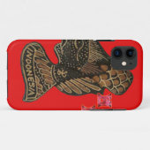 Coques Case-Mate iPhone Indonesi Shadow Puppet Hohoho Design sur toile rou (Dos (Horizontal))