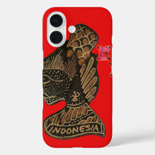 Coques iPhone 16 Indonésie Marionnette Hohoho Design Shadow Canvas 