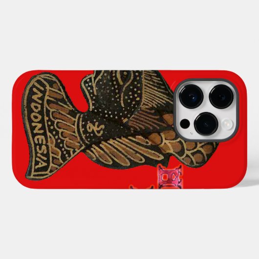 Coques Case-Mate iPhone Indonésie Marionnette Hohoho Design Shadow Canvas  (Verso (horizontal))