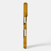 Coques Case-Mate iPhone Industrial Yellow & Black Distressed Hexagon Phone (Verso / Droite)