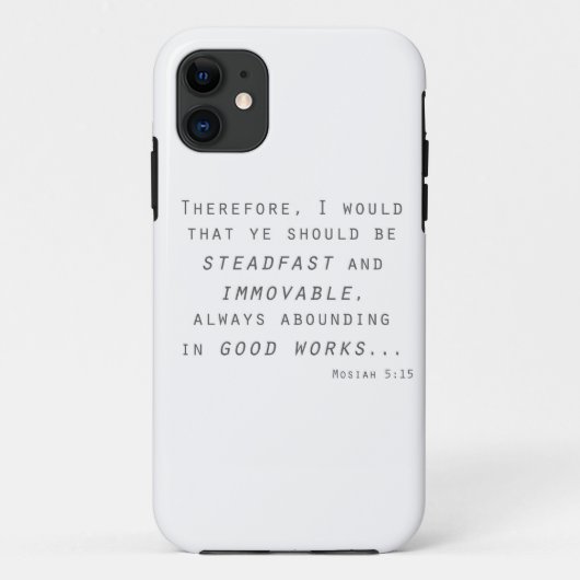 Coques Case-Mate iPhone inébranlable mosiah lds scripture (Dos)