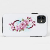 Coques Case-Mate iPhone Infinité avec les fleurs Sakura (Dos (Horizontal))