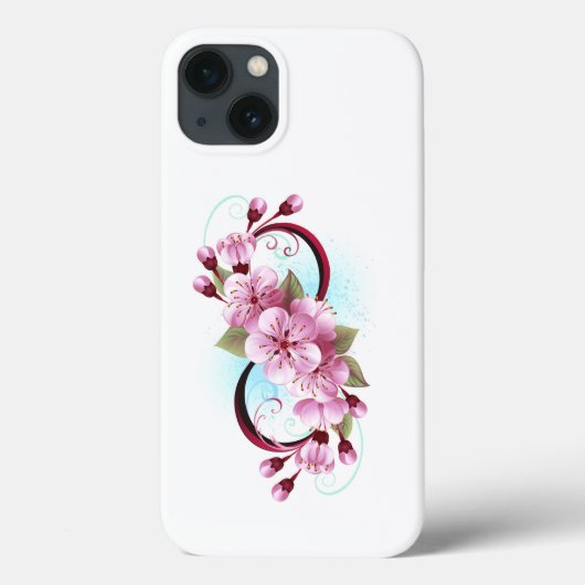 Coques Case-Mate iPhone Infinité avec les fleurs Sakura (Verso)