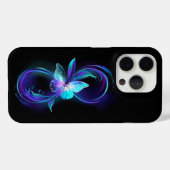 Coques Case-Mate iPhone Infinité brillante avec papillon magique (Verso (horizontal))