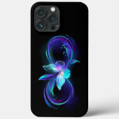 Coques Case-Mate iPhone Infinité brillante avec papillon magique (Verso)