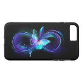 Coques Case-Mate iPhone Infinité brillante avec papillon magique (Dos (Horizontal))