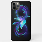 Coques Case-Mate iPhone Infinité brillante avec papillon magique (Dos)