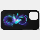 Coques Case-Mate iPhone Infinité brillante avec papillon magique (Verso (horizontal))