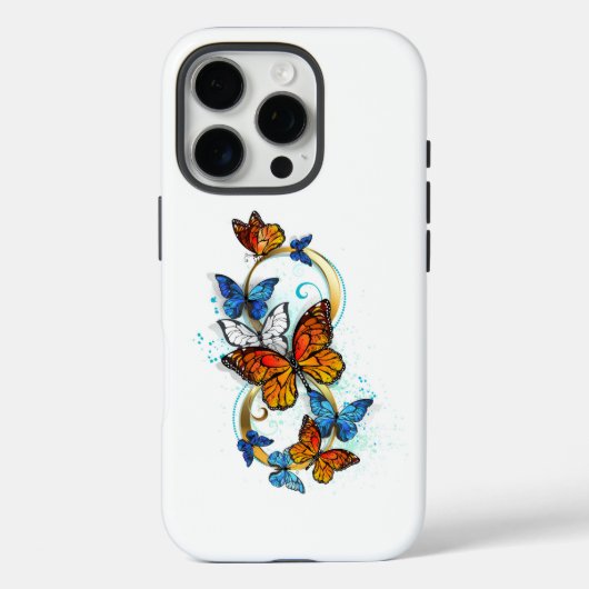 Coques Case-Mate iPhone Infinité de papillons monarques (Verso)