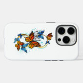 Coques Case-Mate iPhone Infinité de papillons monarques (Verso (horizontal))