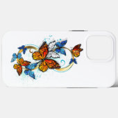 Coques Case-Mate iPhone Infinité de papillons monarques (Verso (horizontal))