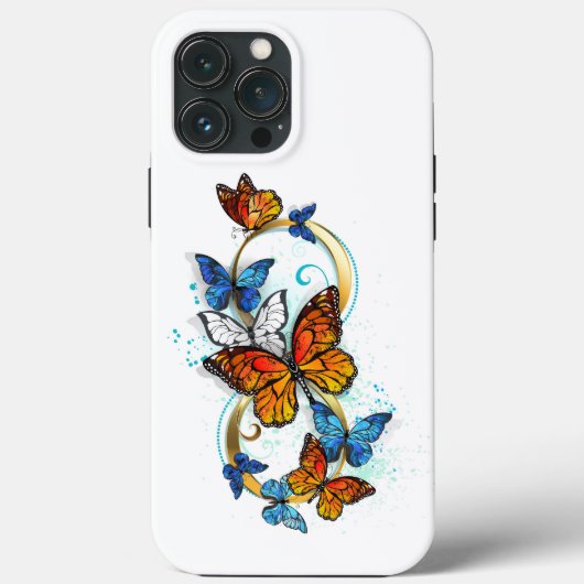 Coques Case-Mate iPhone Infinité de papillons monarques (Verso)