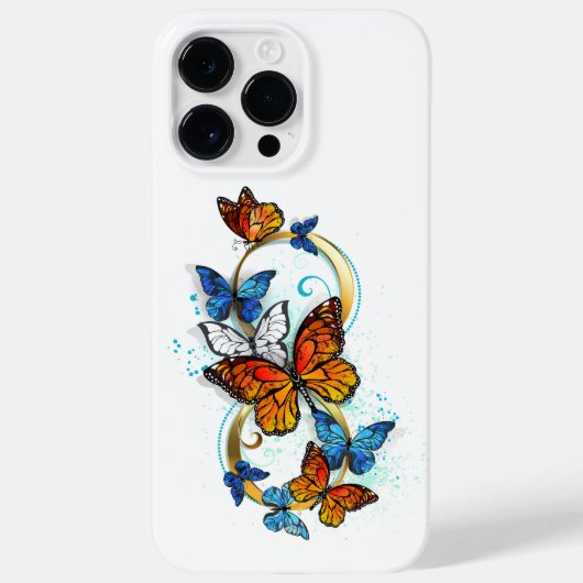 Coques Case-Mate iPhone Infinité de papillons monarques (Verso)