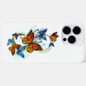 Coques Case-Mate iPhone Infinité de papillons monarques (Verso (horizontal))
