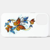 Coques Case-Mate iPhone Infinité de papillons monarques (Verso (horizontal))