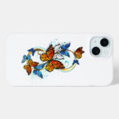 Coques Case-Mate iPhone Infinité de papillons monarques (Verso (horizontal))
